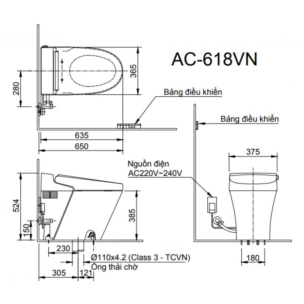 ban-ve-bon-cau-inax-ac-618vn
