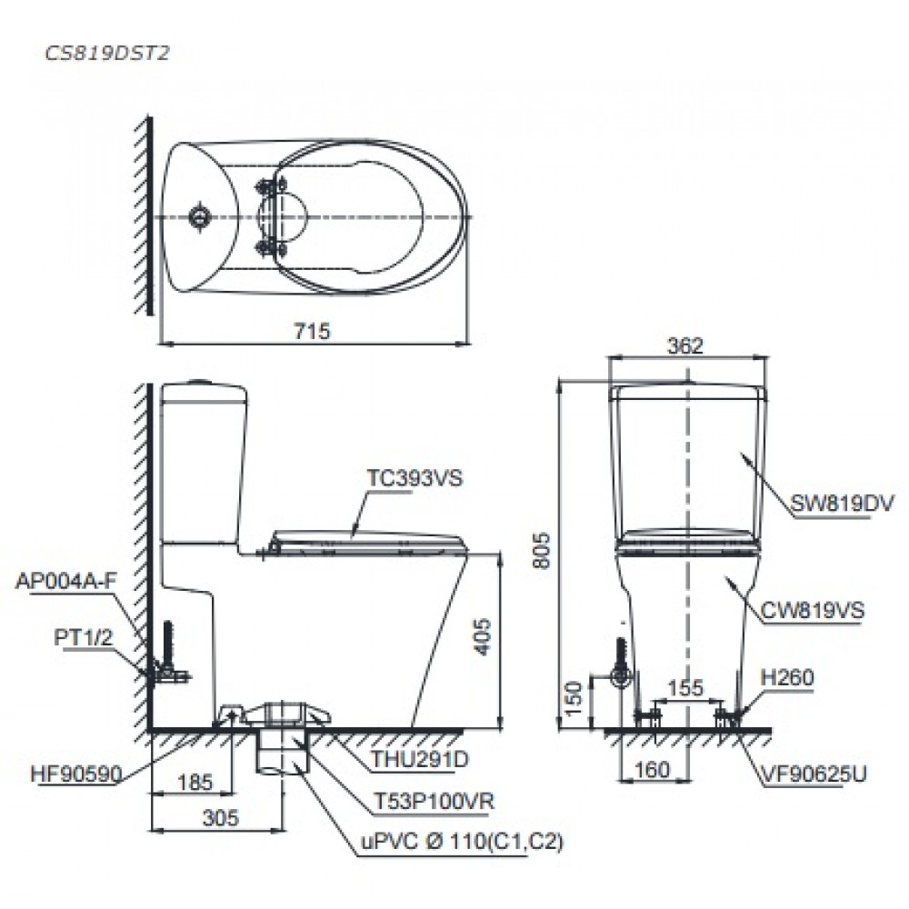 ban-ve-bon-cau-toto-cst819drsa