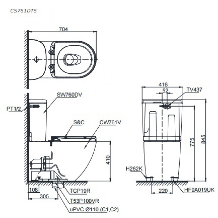 toto-cst761drsa