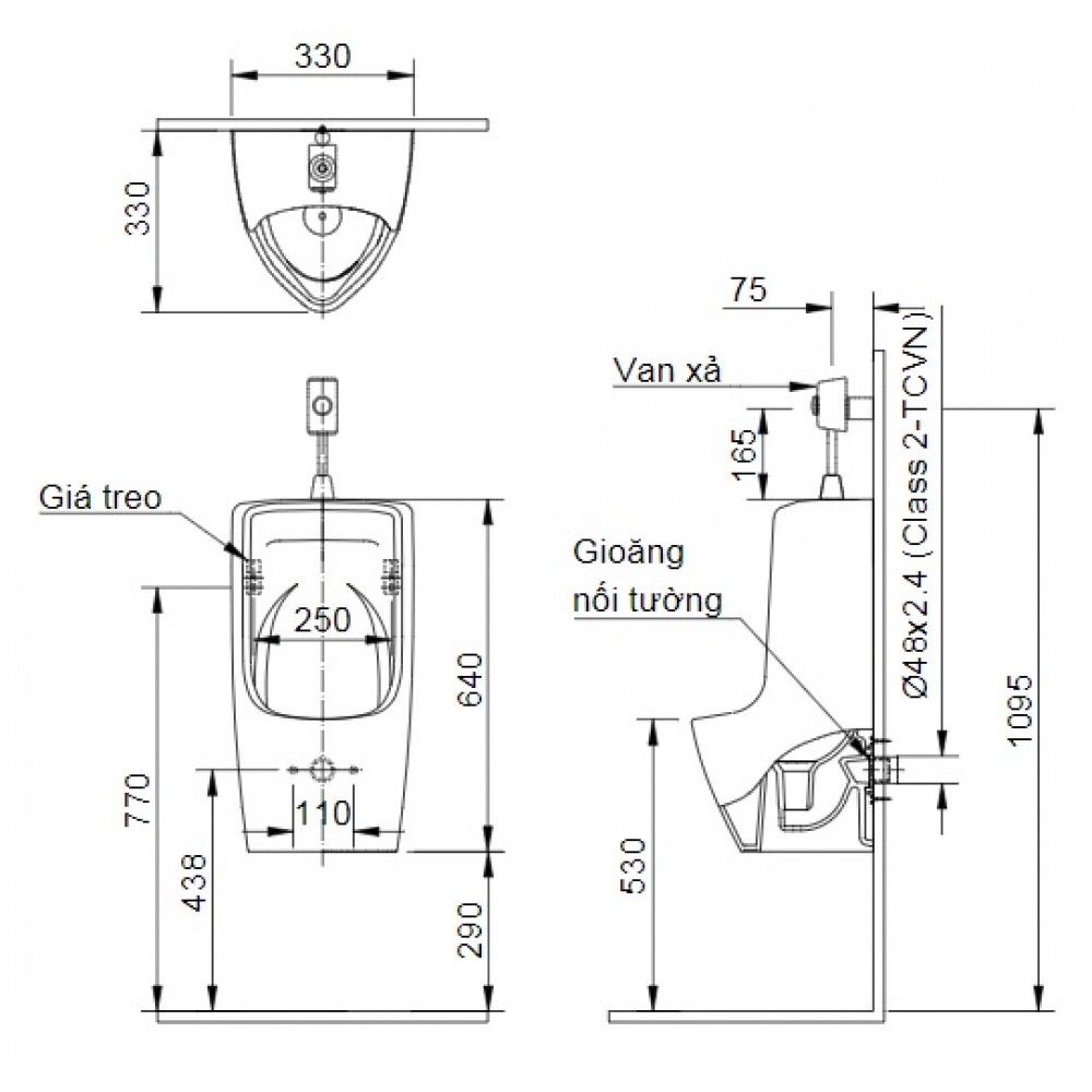 ban-ve-tieu-nam-inax-u-431vr