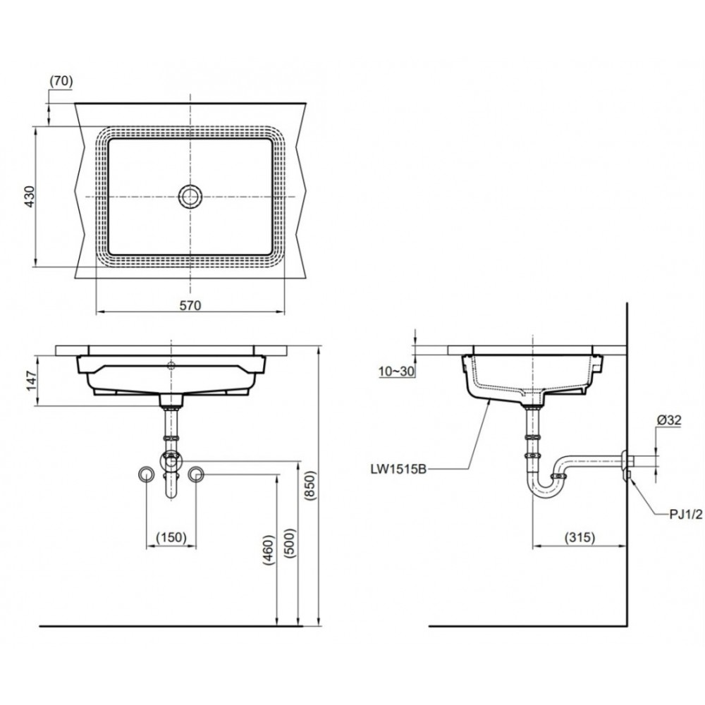 ban-ve-lavabo-toto-LT1515
