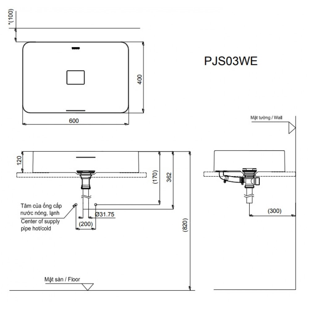 ban-ve-lavabo-toto-PJS03WE-