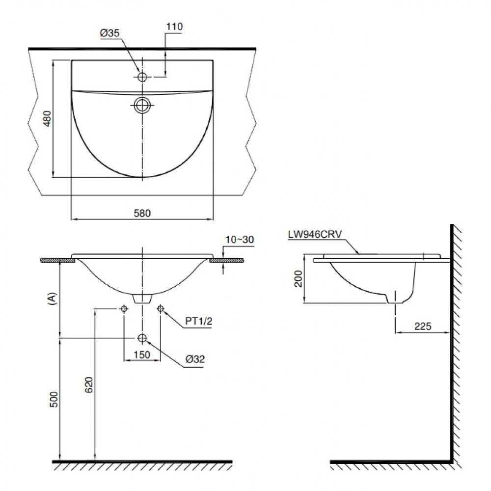 ban-ve-lavabo-toto-l946cr