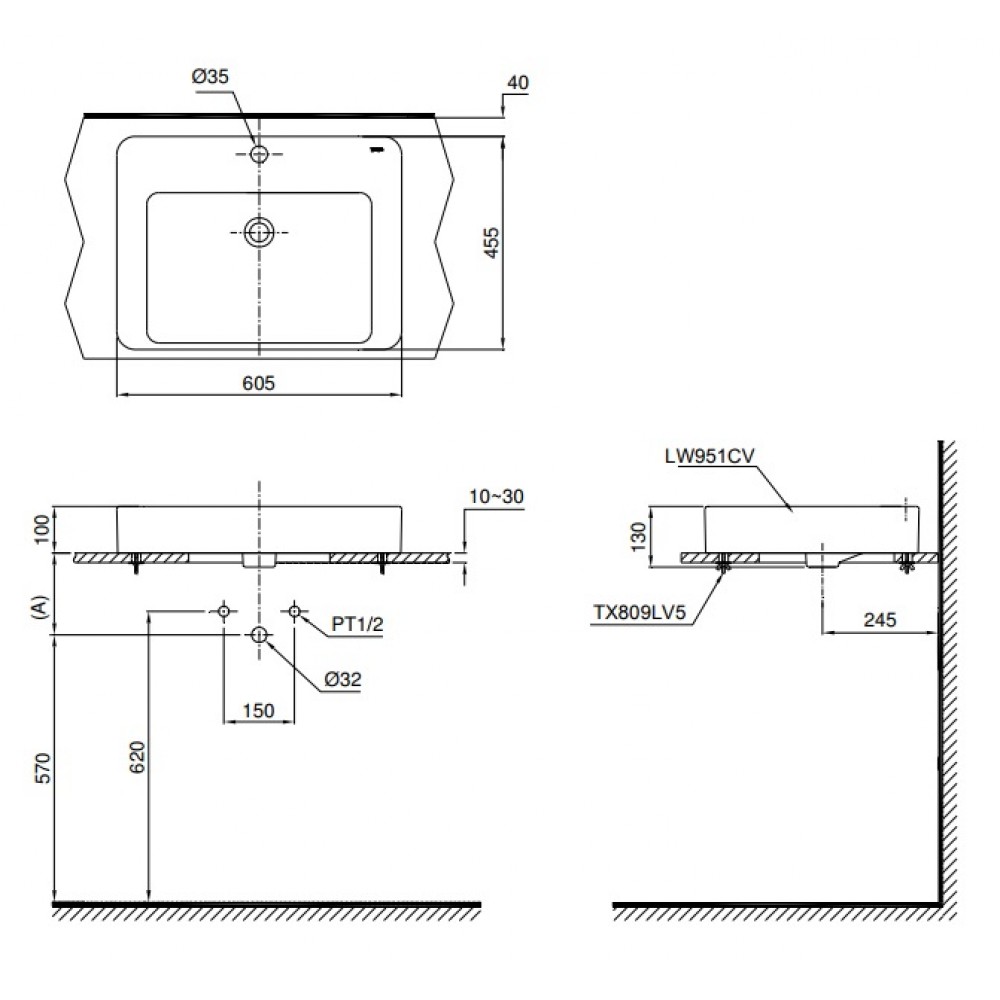 ban-ve-lavabo-toto-lt951
