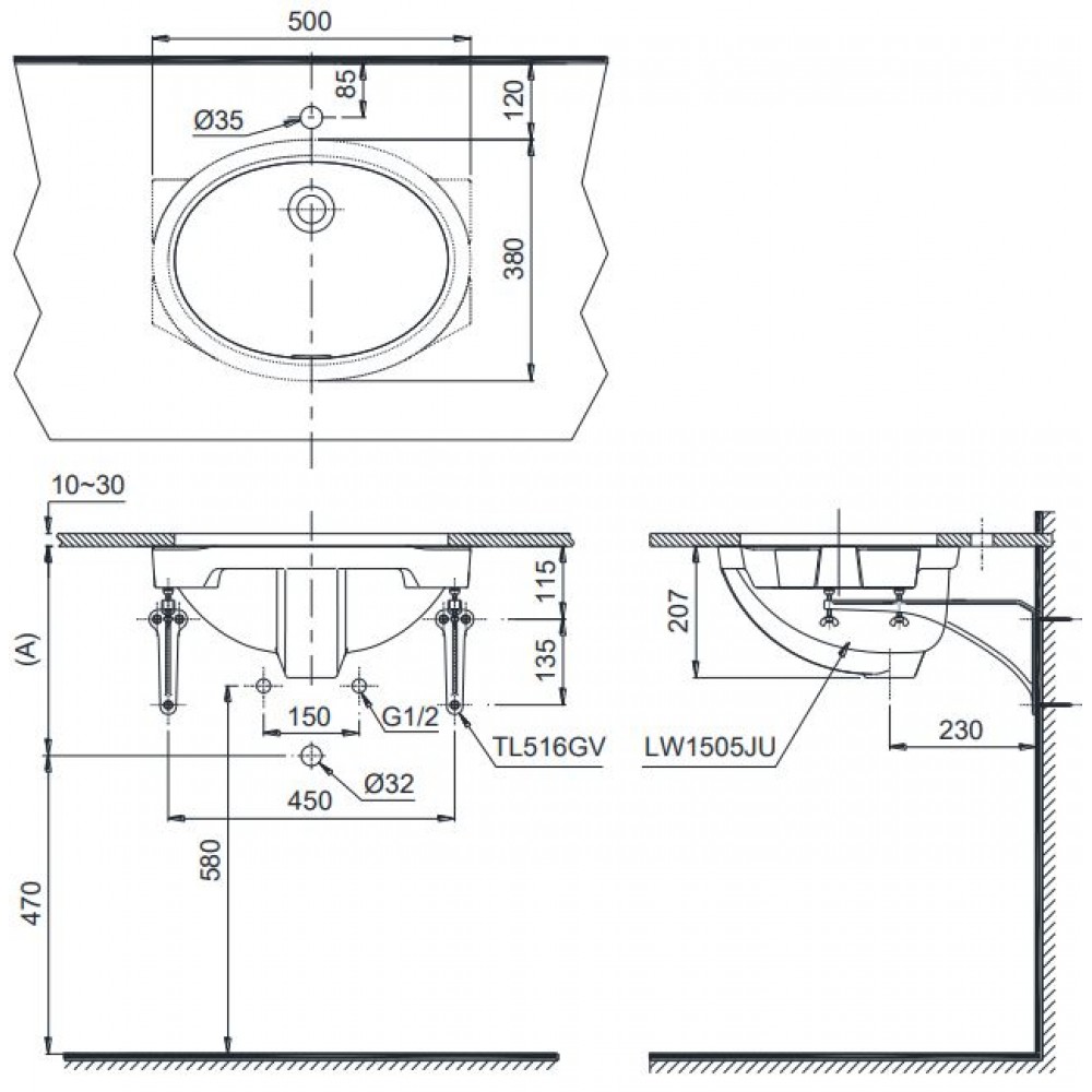 ban-ve-lavabo-toto-lw1505