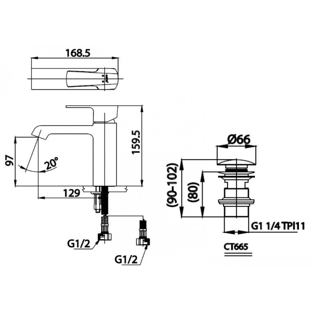 ban-ve-voi-cotto-CT2200A
