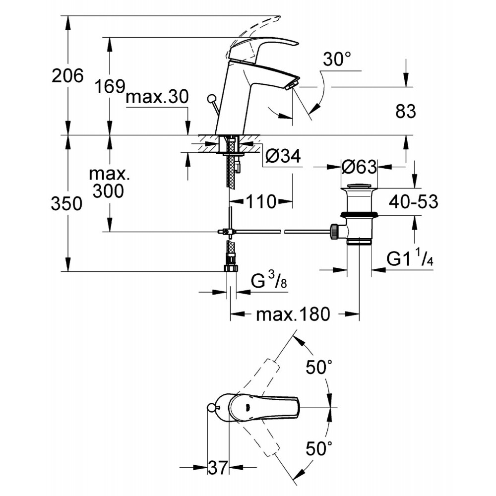 ban-ve-voi-lavabo-grohe-eurosmart-23322001
