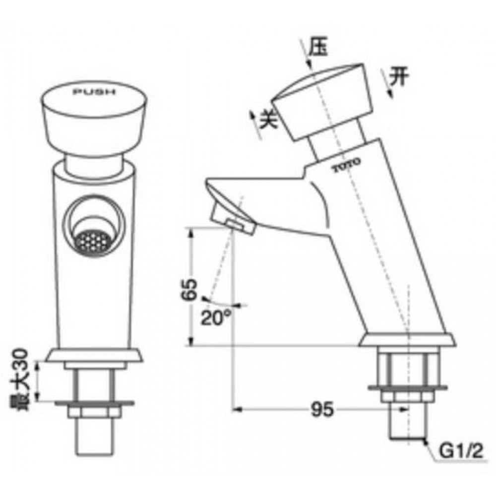 ban-ve-voi-lavabo-toto-DL102