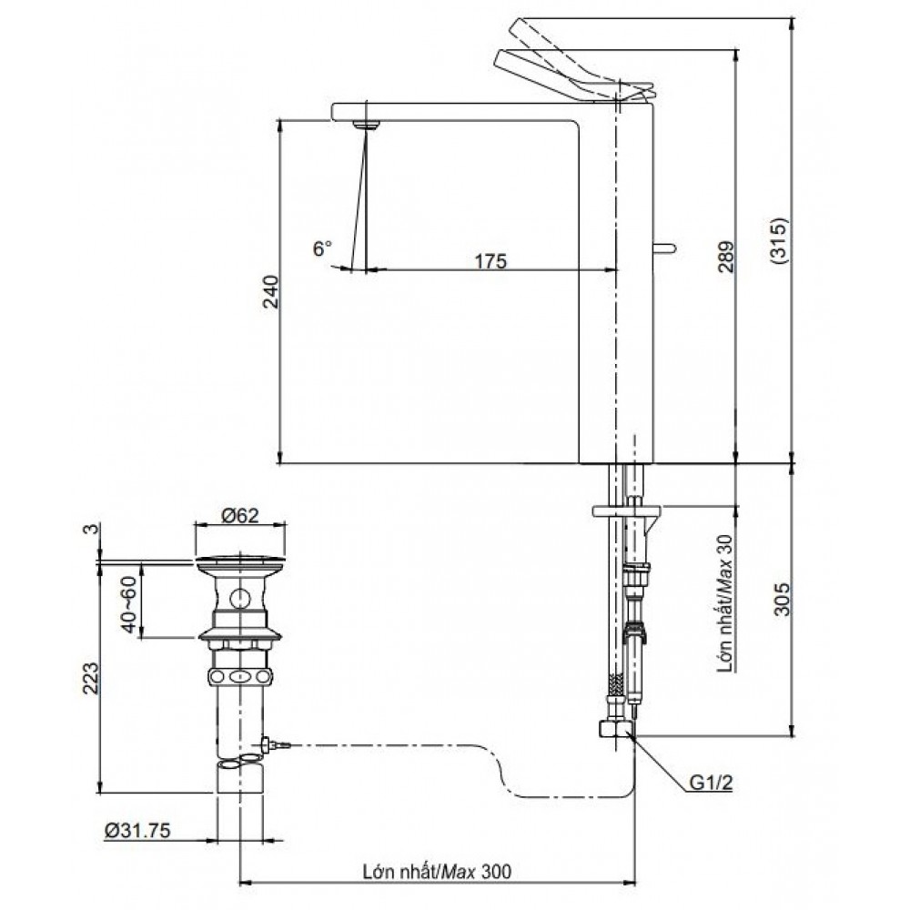 ban-ve-voi-lavabo-toto-tx116lqbr