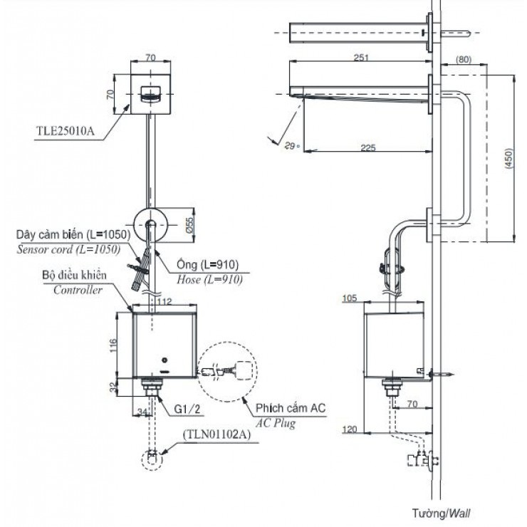 ban-ve-voi-cam-ung-toto-tle25010a